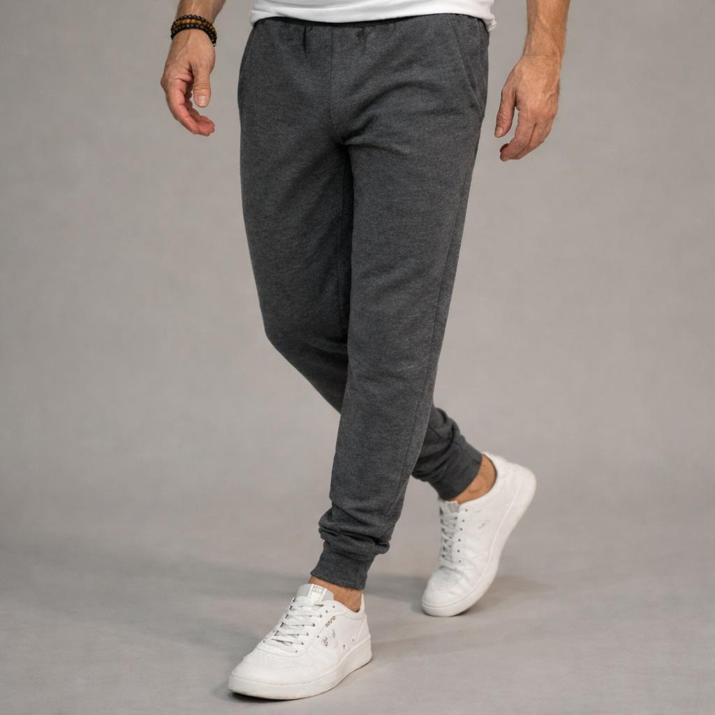 Kit Calça de Moletom Algodão unissex com Elástico e Punho Estilo e Conforto