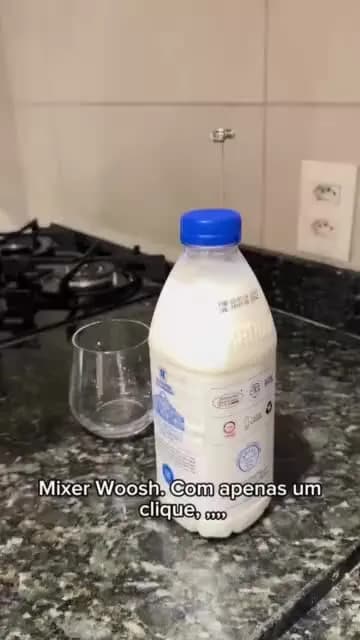 Mixer Elétrico Portátil 2 em 1 Recarregável Misturador de Bebidas e Ovos