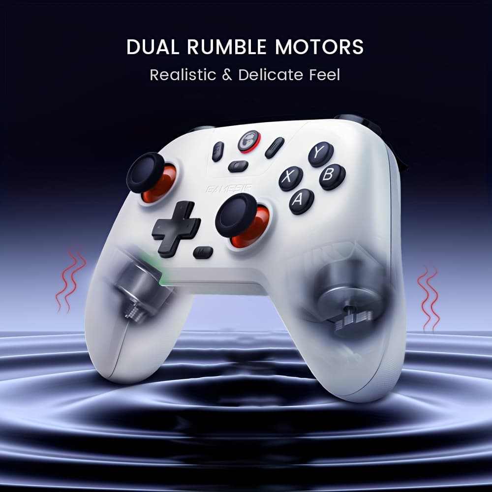 GameSir T4 Nova Lite Controle de Jogo Sem Fio para Switch, Android, IOS, PC e Jogos Steam Inclui Receptor Sem Fio 2.4Ghz