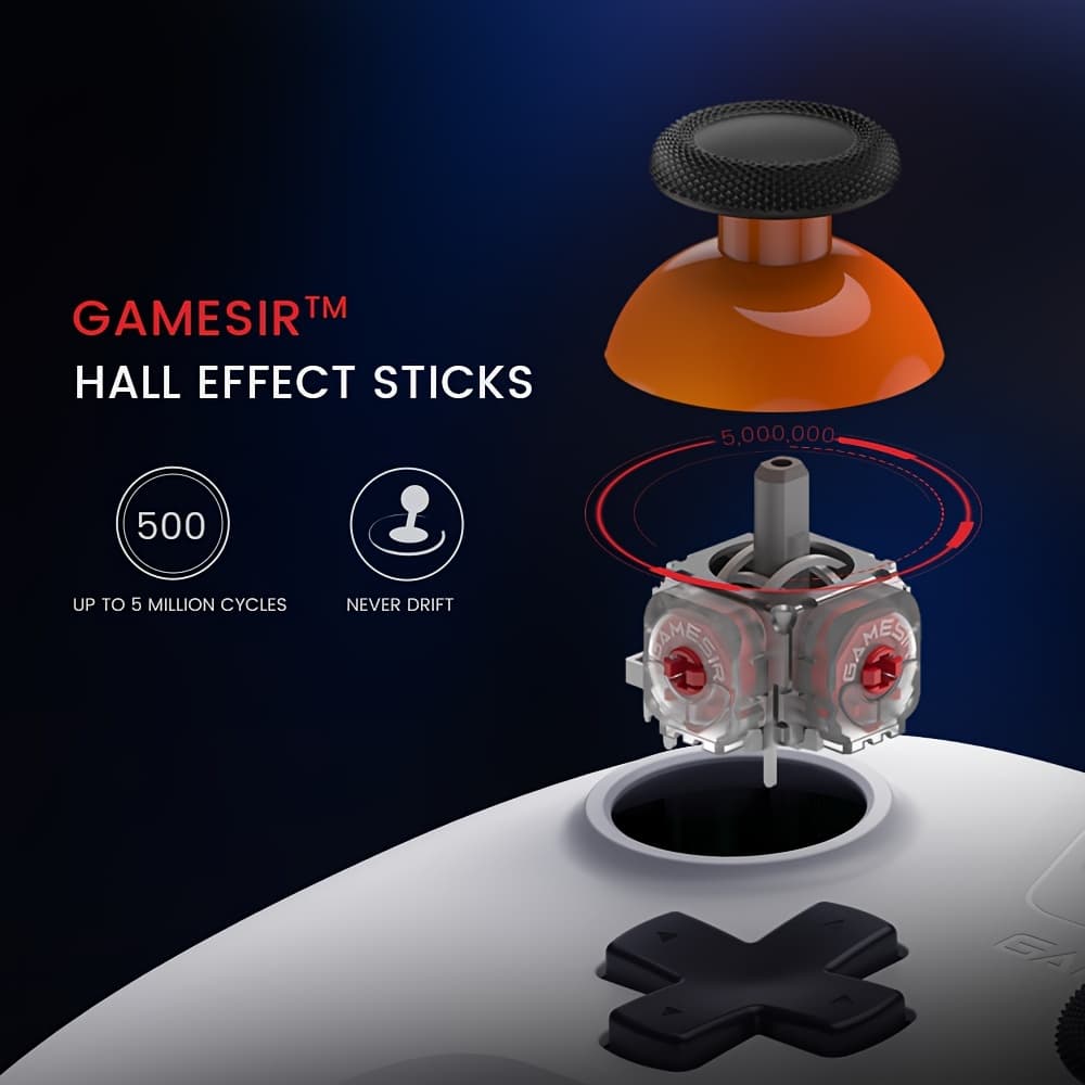 GameSir T4 Nova Lite Controle de Jogo Sem Fio para Switch, Android, IOS, PC e Jogos Steam Inclui Receptor Sem Fio 2.4Ghz