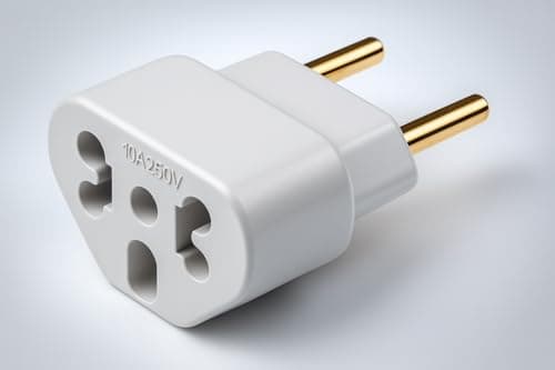 Kit 2 Adaptadores de Tomada Plug 10A / 20A até 250V – Bivolt 110V / 220V – Adaptador Benjamin Premium