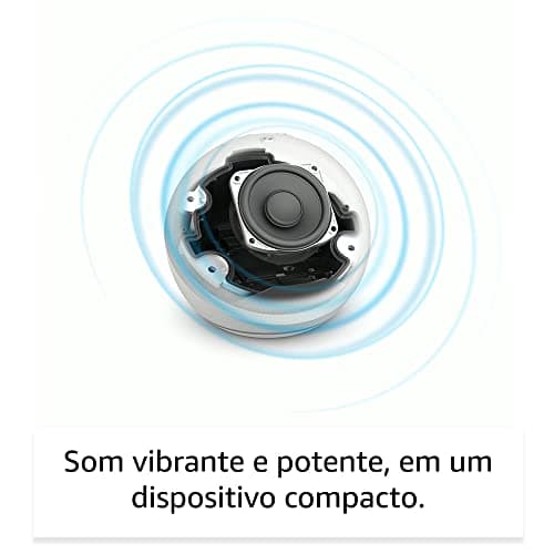 Echo Dot (Geração mais recente) - Smart speaker com Alexa, som vibrante e potente, Wi-Fi e Bluetooth, Preta, com Acesso Antecipado à Alexa+