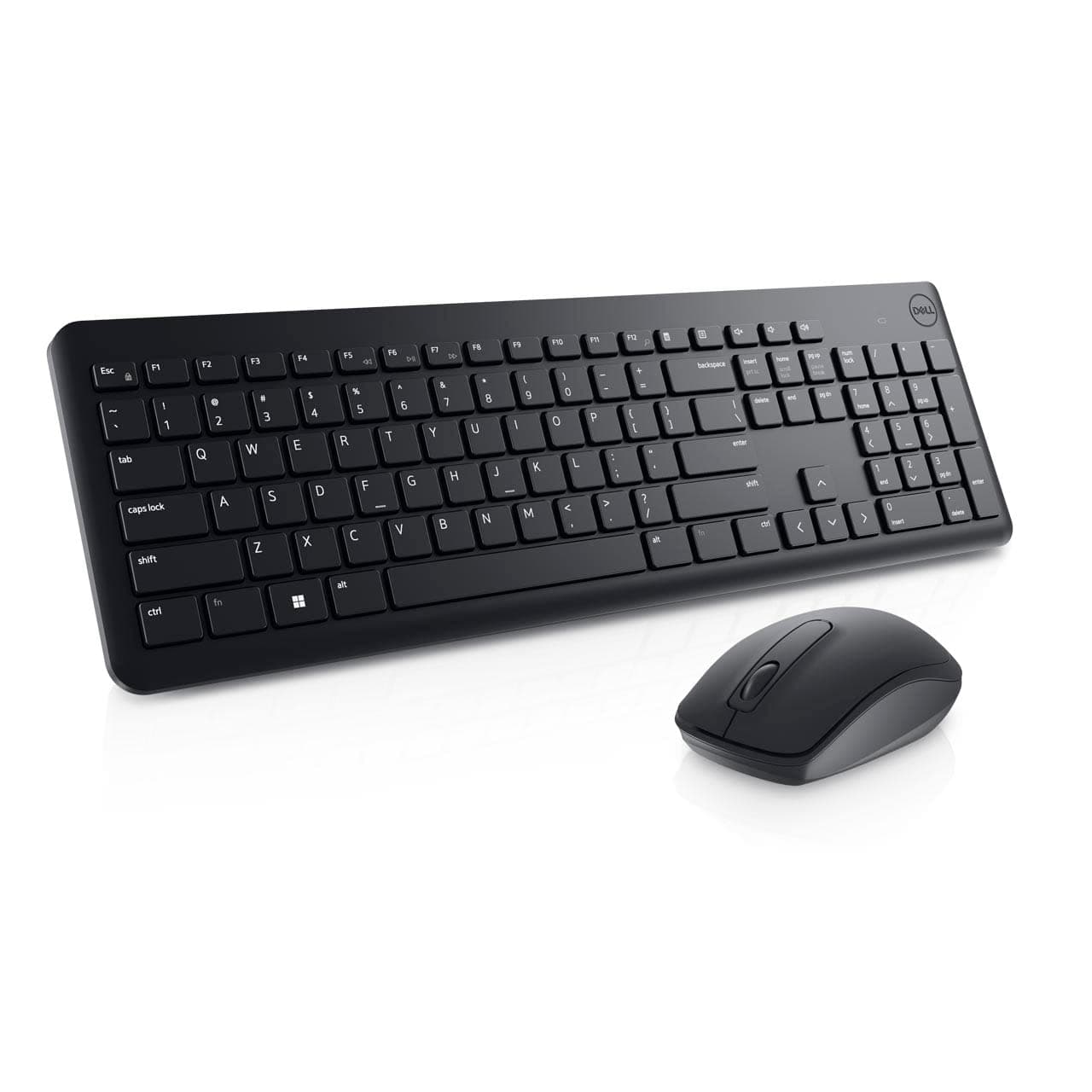 Combo Teclado e Mouse Sem Fio Dell KM3322W 1858, Receptor USB 2,4 GHz