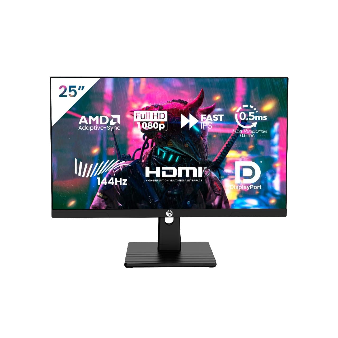 Haiz Monitor Gamer 25' 144hz 0.5ms 1920x1080 Adaptative Sync FHD HDMI/DP IPS VESA